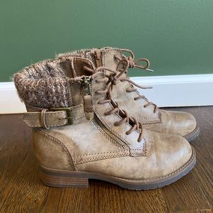 Brown/Tan Combat Boots